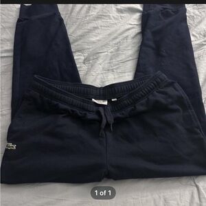 Lacoste Navy Blue Joggers, Women's XL, MSRP$89+